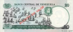 20 Bolivares Spécimen VENEZUELA  1987 P.071s NEUF