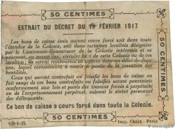 50 Centimes Spécimen AFRIQUE OCCIDENTALE FRANÇAISE (1895-1958)  1917 P.01 pr.TB