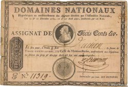 300 Livres sans coupons FRANCE  1790 Ass.02b