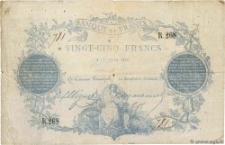 25 Francs type 1870 - Clermont-Ferrand Faux FRANCIA  1870 F.A44.01x MB