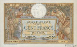 100 Francs LUC OLIVIER MERSON grands cartouches FRANCE  1931 F.24.10 UNC-