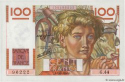 100 Francs JEUNE PAYSAN FRANCIA  1946 F.28.04 SC+