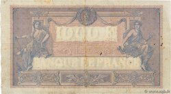 1000 Francs BLEU ET ROSE FRANCE  1919 F.36.34 VG