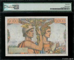 5000 Francs TERRE ET MER FRANKREICH  1953 F.48.09 VZ