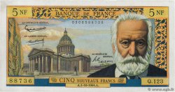 5 Nouveaux Francs VICTOR HUGO FRANCIA  1964 F.56.16 EBC+