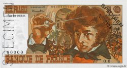 10 Francs BERLIOZ Spécimen FRANKREICH  1972 F.63.01Spn1 ST