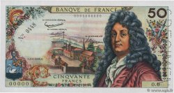50 Francs RACINE Spécimen FRANCE  1962 F.64.01Spn pr.NEUF
