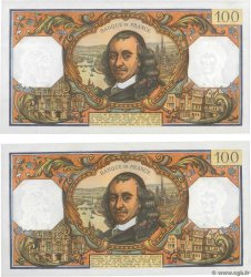 100 Francs CORNEILLE Lot FRANCIA  1969 F.65.27 q.FDC