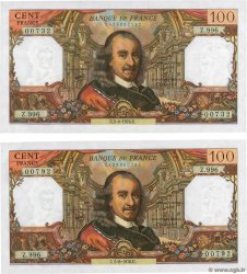 100 Francs CORNEILLE Lot FRANCE  1976 F.65.54 UNC-
