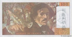 100 Francs DELACROIX imprimé en continu FRANKREICH  1990 F.69bis.01bF- ST
