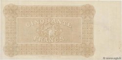 50 Francs Annulé FRANCE Regionalismus und verschiedenen Valenciennes 1916 JP.59.2573var VZ+