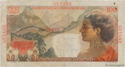 1 NF sur 100 Francs La Bourdonnais GUYANE  1961 P.29 TB