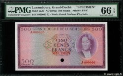 500 Francs Spécimen LUXEMBOURG  1963 P.52Act UNC
