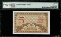 5 Francs MADAGASCAR  1937 P.035 UNC