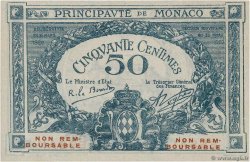 50 Centimes Essai MONACO  1920 P.03r fST+