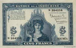 5 Francs NOUVELLE CALÉDONIE  1944 P.48 fVZ