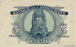 5 Francs NOUVELLE CALÉDONIE  1944 P.48 VF+