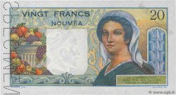 20 Francs Spécimen NEW CALEDONIA  1963 P.50cs UNC