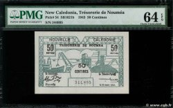 50 Centimes NOUVELLE CALÉDONIE  1943 P.54 UNC-