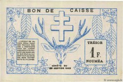1 Franc NOUVELLE CALÉDONIE  1943 P.55b fVZ