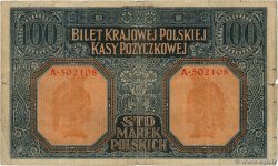 100 Marek POLONIA  1915 P.06a RC+