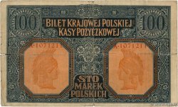 100 Marek POLOGNE  1915 P.06b B+
