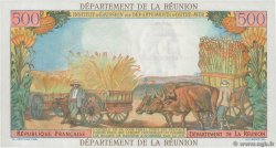 10 NF sur 500 Francs Pointe à Pitre ISLA DE LA REUNIóN  1971 P.54b SC+