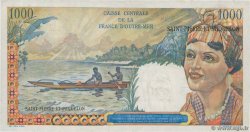 20 NF sur 1000 Francs Union Française SAINT PIERRE AND MIQUELON  1964 P.34 AU