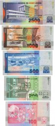 100, 200, 500, 1000 et 2500 Escudos Lot CAPE VERDE  1989 P.57a au P.61a UNC