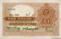 1 Pound CHYPRE  1930 P.18