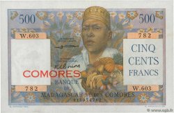 500 Francs KOMOREN  1963 P.04b VZ