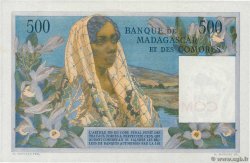 500 Francs COMORAS  1963 P.04b EBC