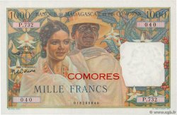 1000 Francs COMOROS  1963 P.05b XF