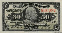 50 Centimos COSTA RICA  1935 P.165 NEUF