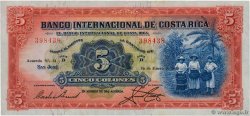5 Colones COSTA RICA  1936 P.180a SC+
