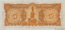 5 Colones COSTA RICA  1936 P.180a AU+