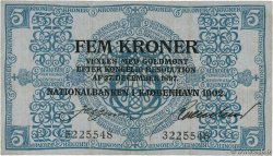 5 Kroner DENMARK  1902 P.001 F+