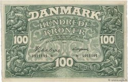 100 Kroner Numéro radar DENMARK  1946 P.039d VF+