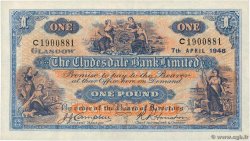 1 Pound SCOTLAND  1948 P.189f VZ