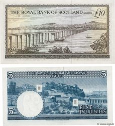 5 et 10 Pounds SCOTLAND  1969 P.330 et P.331 ST