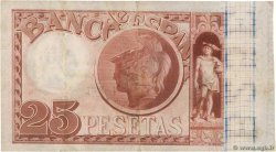 25 Pesetas SPAIN  1893 P.042 F+