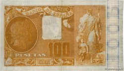 100 Pesetas SPAIN  1898 P.048 F+