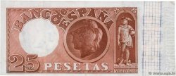 25 Pesetas SPAIN  1899 P.049 VF