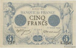 5 Francs NOIR FRANCIA  1873 F.01.24 q.SPL