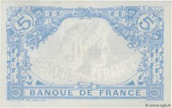 5 Francs BLEU FRANCIA  1912 F.02.12 q.SPL