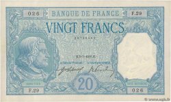 20 Francs BAYARD FRANCIA  1916 F.11.01 EBC
