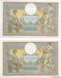 100 Francs LUC OLIVIER MERSON grands cartouches Consécutifs FRANCE  1924 F.24.02 XF