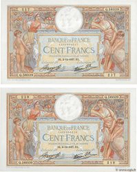 100 Francs LUC OLIVIER MERSON type modifié Consécutifs FRANKREICH  1937 F.25.04 fST