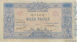 1000 Francs BLEU ET ROSE FRANKREICH  1891 F.36.03 SS