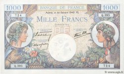1000 Francs COMMERCE ET INDUSTRIE FRANCIA  1940 F.39.01 EBC
